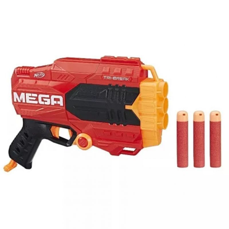 Бластер Нерф серии Мега Три-Брейк (Nerf Mega Tri-Break) Київ зображення 1
