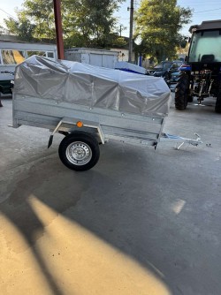 Новий причіп оцинкований 210х1300х40 "Дніпро" 66ddd0d2ac - зображення 1