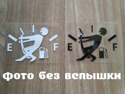 Наклейка на люк бака авто Черная, Белая e09d7062c3 - зображення 1