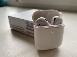 AirPods 2 (2nd Generation) АирПодс 2 ОРИГИНАЛ без проводная заряд 3edb134f3f - зображення 1
