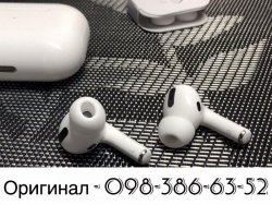 Беспроводные наушники Apple AirPods PRO Bluetooth 5.0 с кейсом 91695a93fe - зображення 1