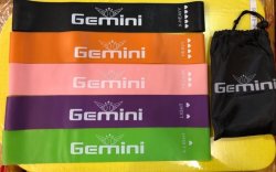 Резинки Gemini. Mini Bands 60см. Набор из 5 шт в чехле. 9c34ef0f7b - зображення 1