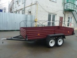 Легковой двухосный прицеп  с документами с завода! d647c29c5d - зображення 1