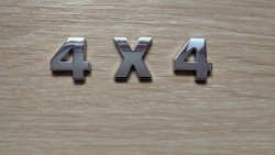 Металлические цифры 4х4 на кузов авто c475266336 - зображення 1