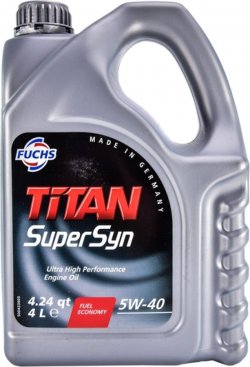 Моторное масло синтетическое Fuchs TITAN SUPERSYN 5W-40 4л d8b3c32d63 - зображення 1