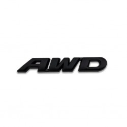 Наклейка на авто AWD Металлическая чёрная не ржавеет fd449fa97c - зображення 1