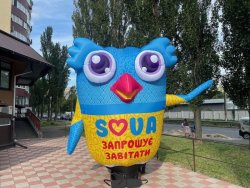 Надувна сова реклама магазину 7524872fce - зображення 1