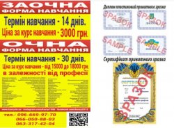 Диплом та сертифікат a2d43d3191 - зображення 1
