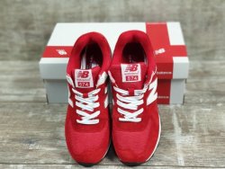 Женские кроссовки New Balance 574 (красные с белым) ff2ca2a011 - зображення 1