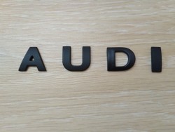 Металлические буквы AUDI на кузов авто 3177e57552 - зображення 1