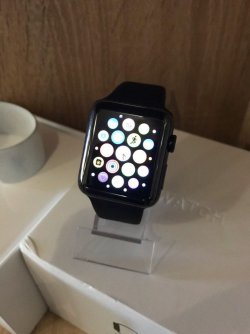 Apple watch Series 1 42 mm black stainless steel 3d6a67e1d7 - зображення 1