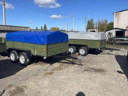 Купити двовісний причіп 2500х1500х500 05d8700187 - зображення 1