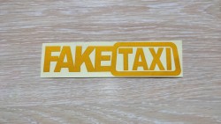 Наклейка на авто-мото FakeTaxi светоотражающая 72c2eb884c - зображення 1