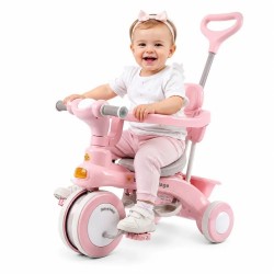 Дитячий триколісний велосипед Baby Carriage 588 рожевий ccce995942 - зображення 1