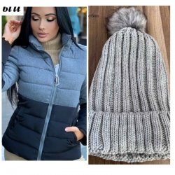 Акция.Женская куртка Зима и Шапка в подарок. 6338467023 - зображення 1