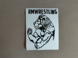 Наклейка на авто-мото Лев rmwrestling Чёрная c53f782990 - зображення 1