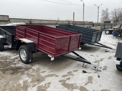 Одновісний причіп 200х130х50- завод"Дніпро" e02dcca138 - зображення 1