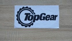 Наклейка на авто Top Gear чёрная faebeadf5d - зображення 1