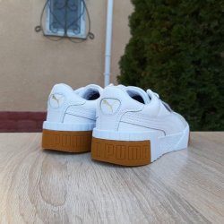 Женские кроссовки Puma Cali (белые с бежевым) 947a9f33b0 - зображення 1