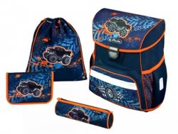 Herlitz loop plus monster truck ранец в наборе 4 предмета 68a0818397 - зображення 1