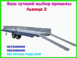 Двухосный прицеп Львица 2 с тормозной системой a55091df59 - зображення 1
