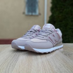 Кроссовки женские New Balance 574 (серо/розовые) c4048cf5c6 - зображення 1