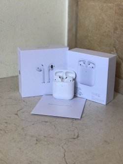 Безпровідні bluetooth навушники копія Apple AirPods 2 63e3f1813e - зображення 1