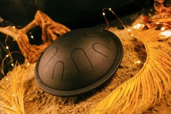 Глюкофон САТУРН Черная жемчужина (Happy Drum Hang) Hijaz 26 см 8 нот 835328ff37 - зображення 1