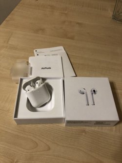 Оригинальные Apple AirPods 2 a3fb70646a - зображення 1