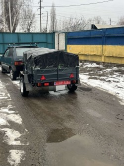Новий причіп 150х130х35 (завод причепів Дніпро) dd06f46288 - зображення 1